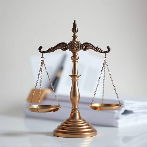 Icônes représentant des documents légaux, des contrats et des balances de la justice, symbolisant les conditions générales d'utilisation.