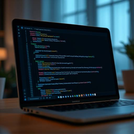 Image d'un ordinateur portable affichant du code Python sur son écran.