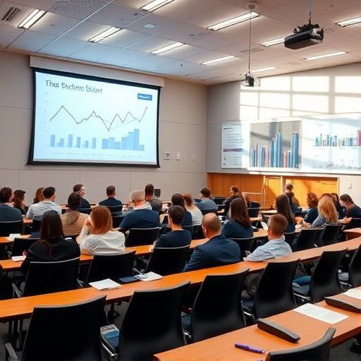 Image du cours de science des données affichant des graphiques et des tableaux statistiques.
